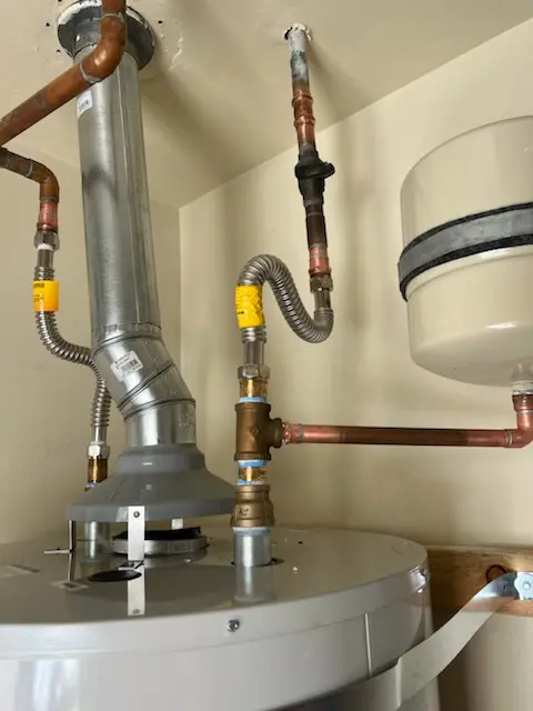 Water heater installation and plumbing repair in White